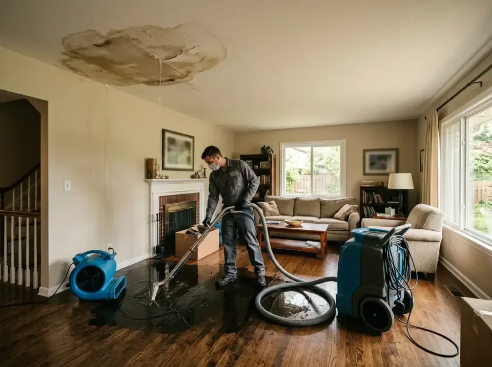 attic-pipe-burst-ceiling-drip-008 — frequently asked questions, Water Damage Restoration & Carpet Care in Dalton, GA